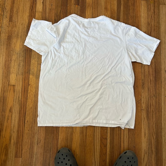 Patagonia Men's Line Logo Ridge Stripe Organic Pocket T-Shirt Large (White) - Picture 4 of 4